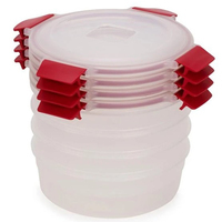 Фото Набор пищевых контейнеров Joseph Joseph Nest Lock 1 л х 4 шт Red 1000012