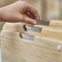 Фото Набор разделочных досок с подставкой Joseph Joseph Nest Bamboo 3 шт 60236